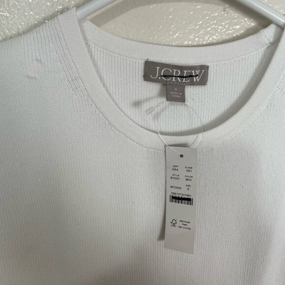 J Crew Sleeveless Shoulder Pads Super Stretch Sweater Midi Dress US Women's S - Picture 5 of 5